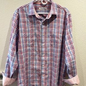 Tommy Bahama Linen Button Down Shirt Mens Large